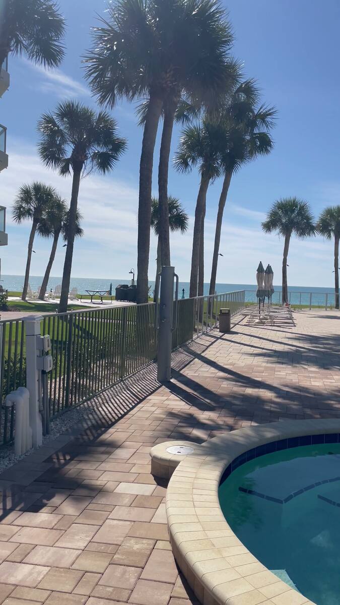 Pool Lights After Dark